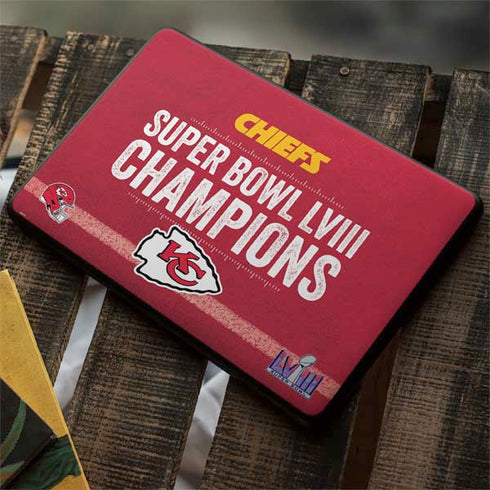 NFL Chiefs Super Bowl LVIII Champions Google Pixelbook Go Skin